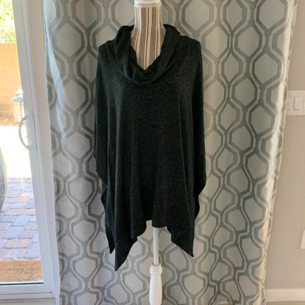 White House Black Market Cowl Neck Poncho/ Cape